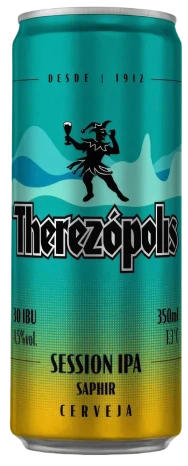 Lata da cerveja Therezópolis Saphir
